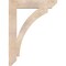 Ekena Millwork Thorton Slat Smooth Bracket, Douglas Fir, 5 1/2"W x 34"D x 46"H BKT06X34X46THR06SDF - alternate 4